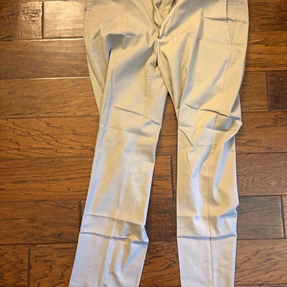 Dockers Men's Cream and Tan Trousers